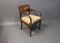 Antique Mahogany and Brass Armchair, 1830s, Image 1