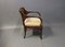 Fauteuil Antique en Acajou et Laiton, 1830s 2