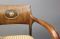 Antique Mahogany and Brass Armchair, 1830s, Image 7