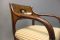 Antique Mahogany and Brass Armchair, 1830s 4