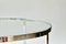 Large Chrome and Glass Round Low Table, Italy, 1970s 5