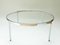 Large Chrome and Glass Round Low Table, Italy, 1970s, Image 2