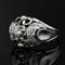 French Art Deco Diamonds and 18 Karat White Gold Dome Ring, 1930s 4