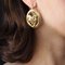 20th Century 18 Karat Yellow Gold Creoles Earrings, Set of 2 6