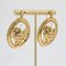 20th Century 18 Karat Yellow Gold Creoles Earrings, Set of 2, Image 8