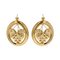 20th Century 18 Karat Yellow Gold Creoles Earrings, Set of 2 1