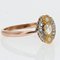 19th Century Pearl, Diamonds and 18 Karat Rose Gold Marquise Ring 5