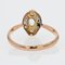 19th Century Pearl, Diamonds and 18 Karat Rose Gold Marquise Ring, Image 11