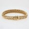 French American Mesh 18 Karat Yellow Gold Bracelet, 1960s 7