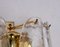 Vintage Murano Glass Petals Gold Plated Wall Sconces from Novaresi, Set of 2 6