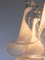 Lámpara de araña vintage con pétalos de cristal de Murano bañada en oro de Novaresi, Imagen 10