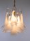 Vintage Murano Glass Petals Gold Plated Chandelier from Novaresi, Image 5