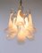 Vintage Murano Glass Petals Gold Plated Chandelier from Novaresi, Image 3