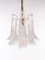 Vintage Murano Glass Petals Gold Plated Chandelier from Novaresi, Image 2