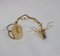 Lámpara de araña vintage con pétalos de cristal de Murano bañada en oro de Novaresi, Imagen 12