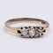 Antique 14K Gold Ring with 0.15 Ct Diamonds, Early 1900s 3