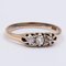 Antique 14K Gold Ring with 0.15 Ct Diamonds, Early 1900s, Image 3