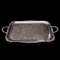 Vintage English Silver-Plated Serving Tray, 1940, Image 1