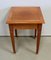 Small Solid Oak Blonde Side Table, 1950s 12