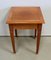 Small Solid Oak Blonde Side Table, 1950s, Image 12