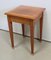 Small Solid Oak Blonde Side Table, 1950s 2