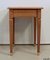 Small Solid Oak Blonde Side Table, 1950s 1