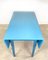 Extendable Blue Dining Table, Sweden, 1960s 5