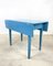 Extendable Blue Dining Table, Sweden, 1960s 2