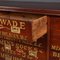 20th Century English Mahogany Haberdashery with 15 Drawers, 1900s, Image 27