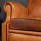 20th Century French Tan Leather Club Chairs, 1930s, Set of 3 8