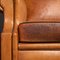 20th Century French Tan Leather Club Chairs, 1930s, Set of 3, Image 12