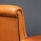Club chair in pelle marrone chiaro, Francia, anni '30, set di 3, Immagine 23