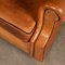 20th Century French Tan Leather Club Chairs, 1930s, Set of 3, Image 15