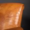 20th Century French Tan Leather Club Chairs, 1930s, Set of 3 14