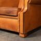 20th Century French Tan Leather Club Chairs, 1930s, Set of 3, Image 44