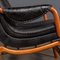 20th Century Black Leather & Teak Chair from Ikea, 1960s 9