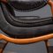 20th Century Black Leather & Teak Chair from Ikea, 1960s 20