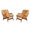 20th Century Leather & Teak Chairs from Ikea, 1960s, Set of 2 1