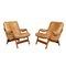 20th Century Leather & Teak Chairs from Ikea, 1960s, Set of 2, Image 1