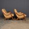 20th Century Leather & Teak Chairs from Ikea, 1960s, Set of 2 5