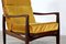 Mid-Century Danish Teak & Velvet Armchair by IB Kofod Larsen, 1960s 6