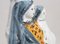 Vierge à l'Enfant en Faïence Polychrome, 18ème Siècle 12