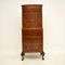 Antique Burr Walnut Chest on Chest of Drawers 1