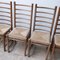 Mid-Century Rush Ladder Back Dining Chairs, Set of 12, Image 10