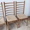 Mid-Century Rush Ladder Back Dining Chairs, Set of 12 12