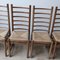 Mid-Century Rush Ladder Back Dining Chairs, Set of 12 11