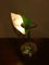 Lampe Ministerial en Laiton avec Abat-Jour en Verre Vert Carrelé, Angleterre, 1960s 20