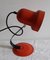 Vintage Adjustable Orange and Black Metal Lamp, 1970s, Image 1