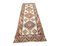 Tappeto Mid-Century geometrico in lana color avorio con fantasia multicolore, Immagine 4