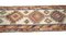 Alfombra Mid-Century geométrica en marfil de lana con estampado multicolor, Imagen 2